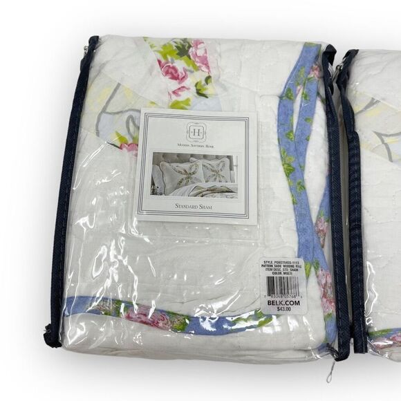 Modern Southern Home Sadie Quilt Pillow Shams Set of Two Brand New Packages NWT - Picture 2 of 9